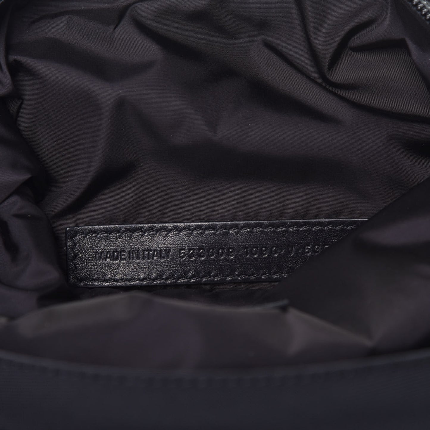 Recycled Sport Nylon Logo Embroidered Wheel Beltpack Black