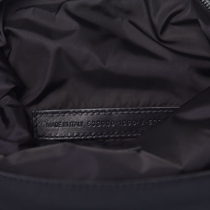 Balenciaga Recycled Sport Nylon Logo Embroidered Wheel Beltpack Black 7 of 9