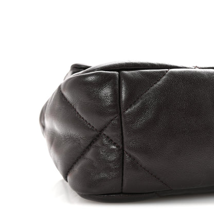 Chanel Lambskin Quilted Medium Chanel 19 Flap Dark Brown 9 of 10