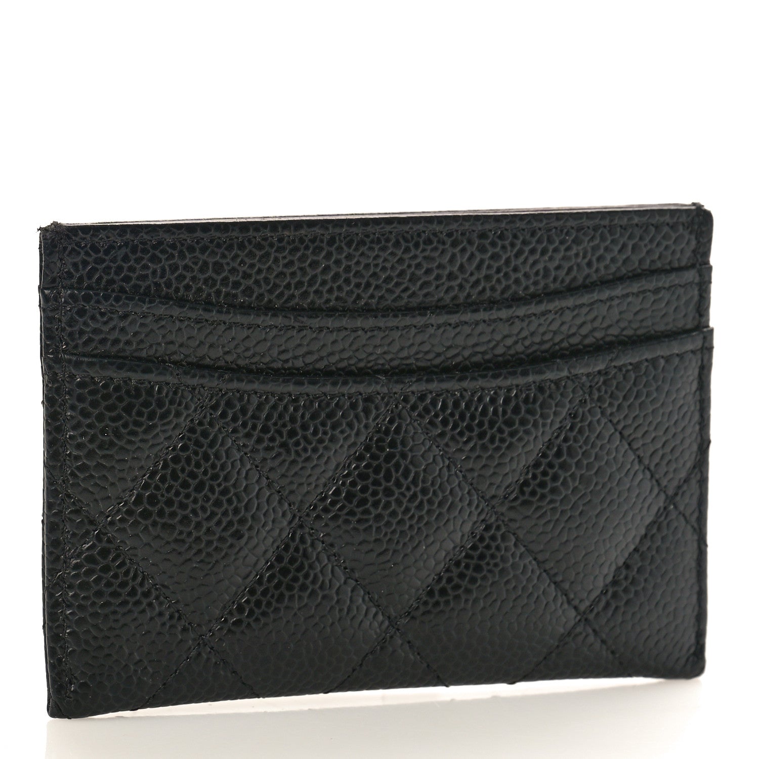 Chanel Caviar Quilted Card Holder Black 3 of 9