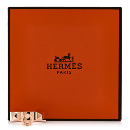 Hermes 18K Rose Gold PM Collier De Chien Ring 53 6.5 5 of 5