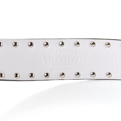 Valentino Garavani Lambskin Free Rockstud Spike Shoulder Strap Optic White 3 of 5