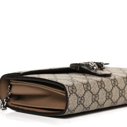 Gucci GG Supreme Monogram Mini Dionysus Chain Wallet Beige Taupe 8 of 11