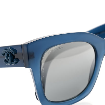 Chanel Acetate Square Sunglasses 5357-A Blue 13 of 14