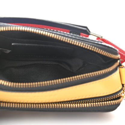 Marc Jacobs Saffiano Small Snapshot Camera Bag Navy Multicolor 5 of 10