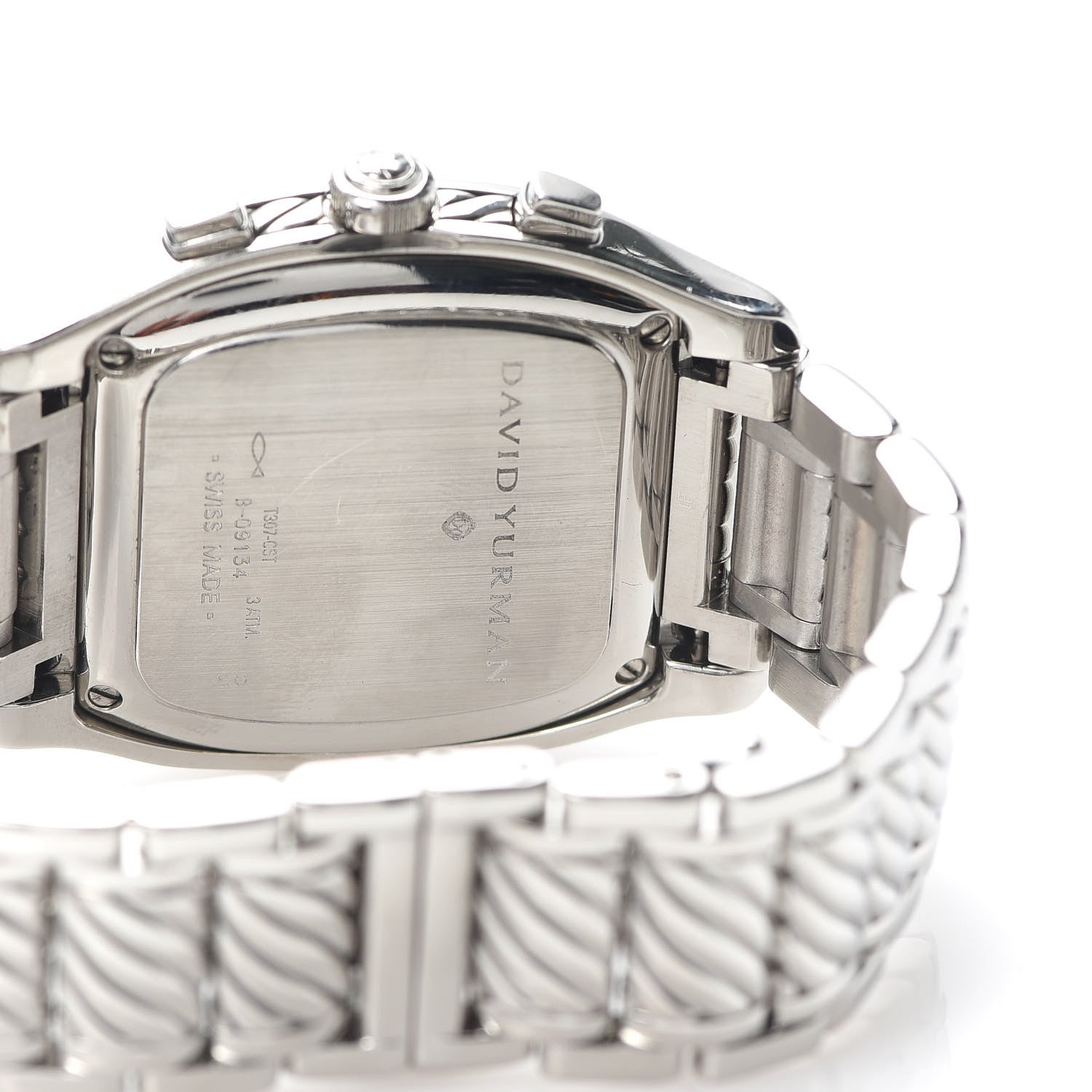 David Yurman Stainless Steel Diamond 35mm Thoroughbred Chronograph Quartz Watch 4 of 6