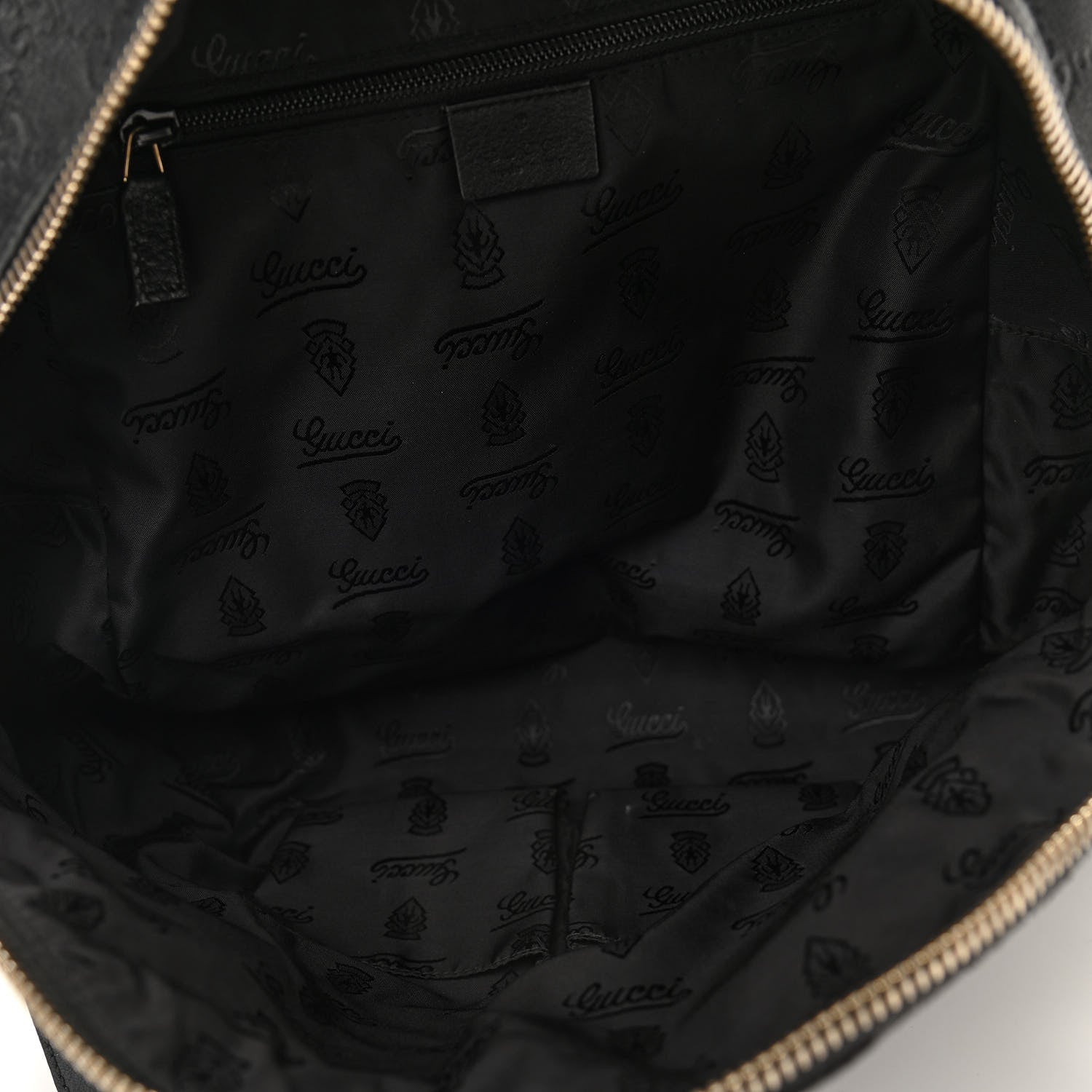 Gucci Guccissima Medium Classic Backpack Black 4 of 10