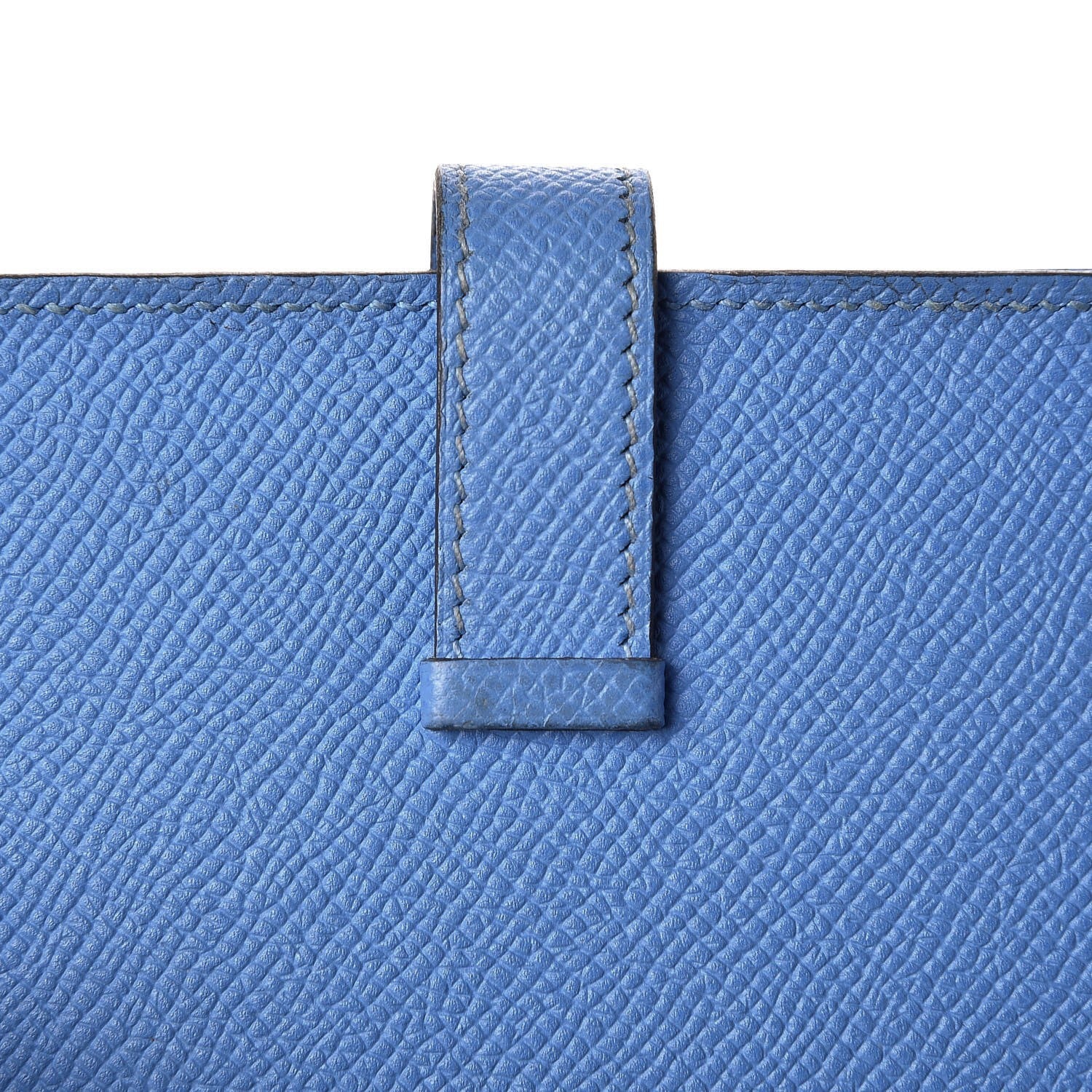 Hermes Epsom Bearn Gusset Wallet Bleu Paradis 8 of 9
