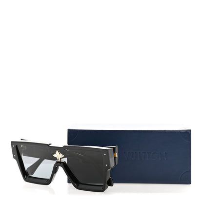 Louis Vuitton Acetate Swarovski Crystal Cyclone Sunglasses Z1578E Black 9 of 9