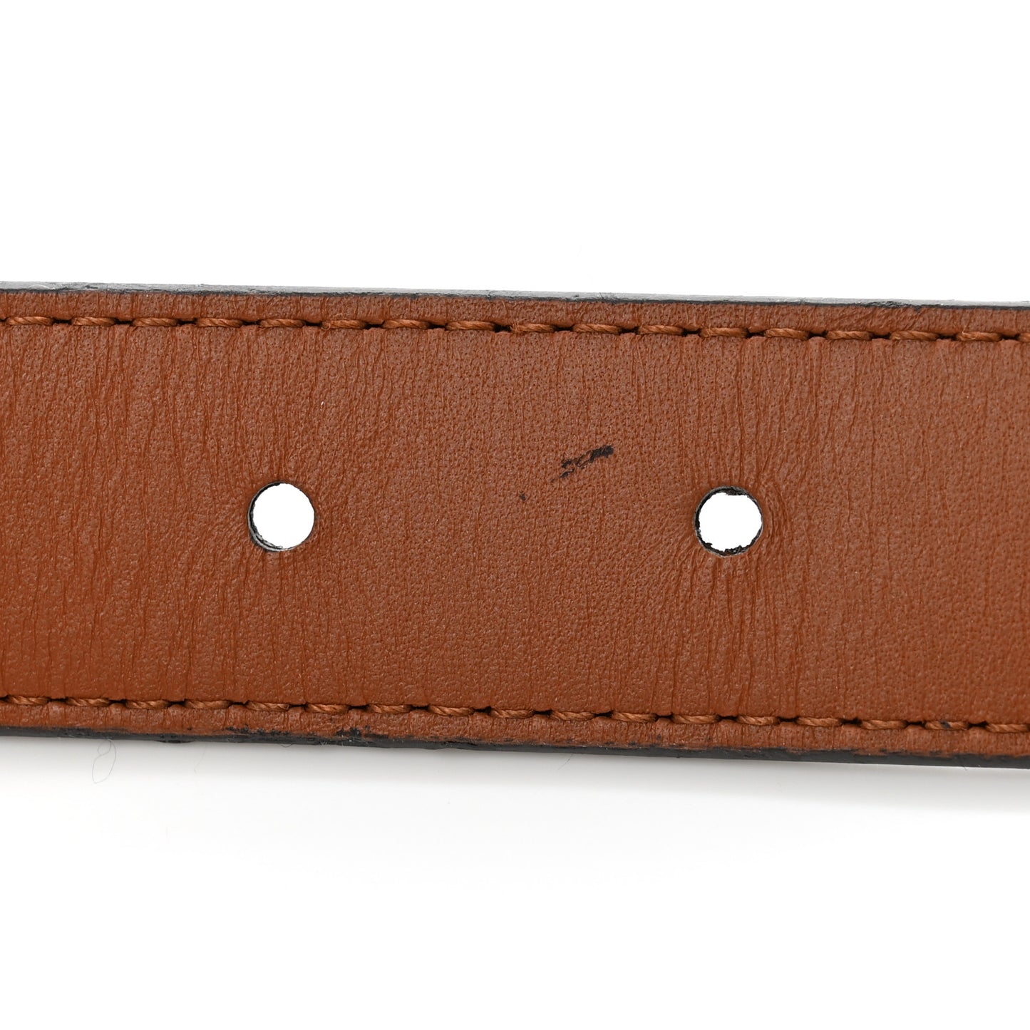 Monogram 25mm Dauphine Reversible Belt 85/34 Tan