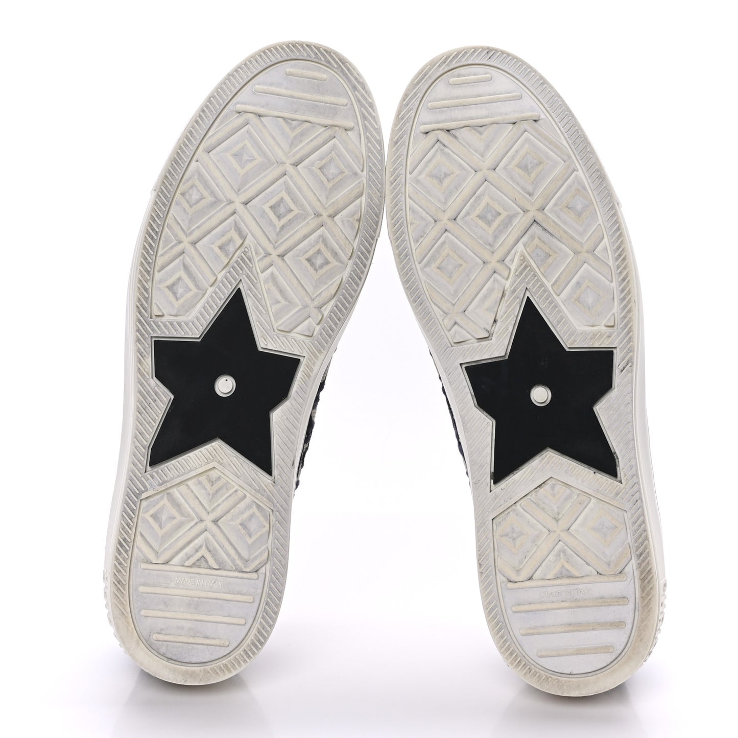 Canvas Oblique Walk'N'Dior Low Top Sneakers 40 Deep Blue