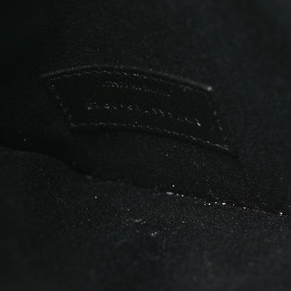 Saint Laurent Grain De Poudre Uptown Pouch Black 7 of 10