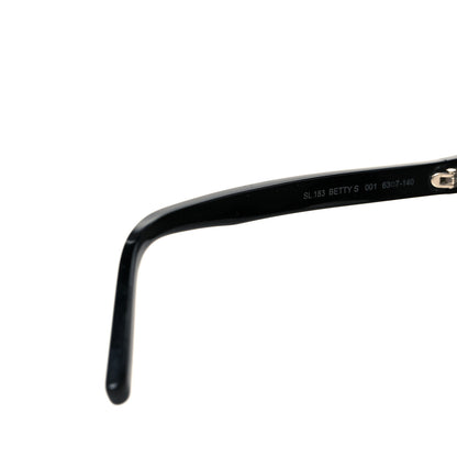 Saint Laurent Acetate Betty Sunglasses SL183 Black 5 of 8