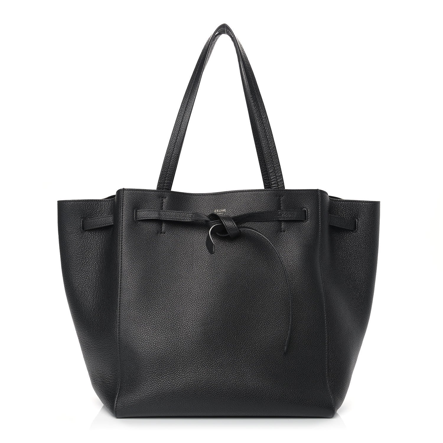 Celine Soft Grained Calfskin Medium Cabas Phantom Black 1 of 16