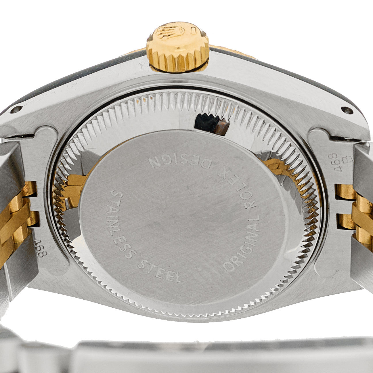 Stainless Steel 18K Yellow Gold Diamond 26mm Oyster Perpetual Datejust Watch Champagne 69173