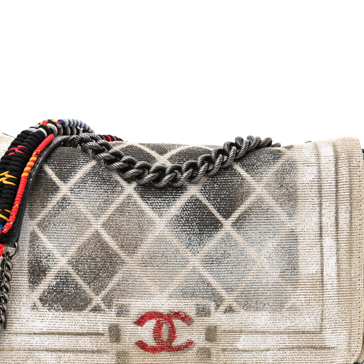 Canvas Tromp L’Oeil Graffiti Oh My Boy Flap Beige