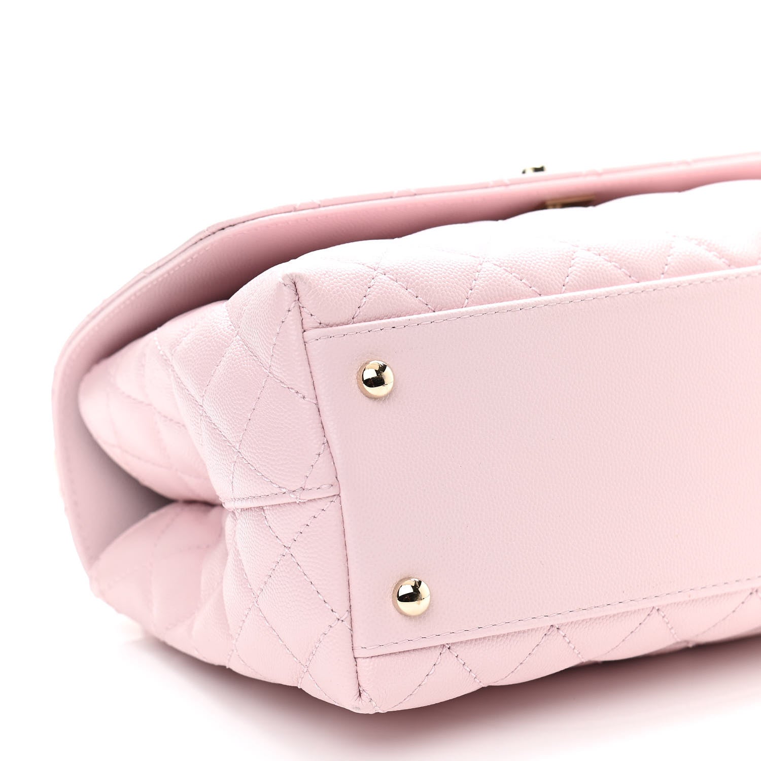 Chanel Caviar Quilted Small Coco Handle Flap Light Pink 8 of 9