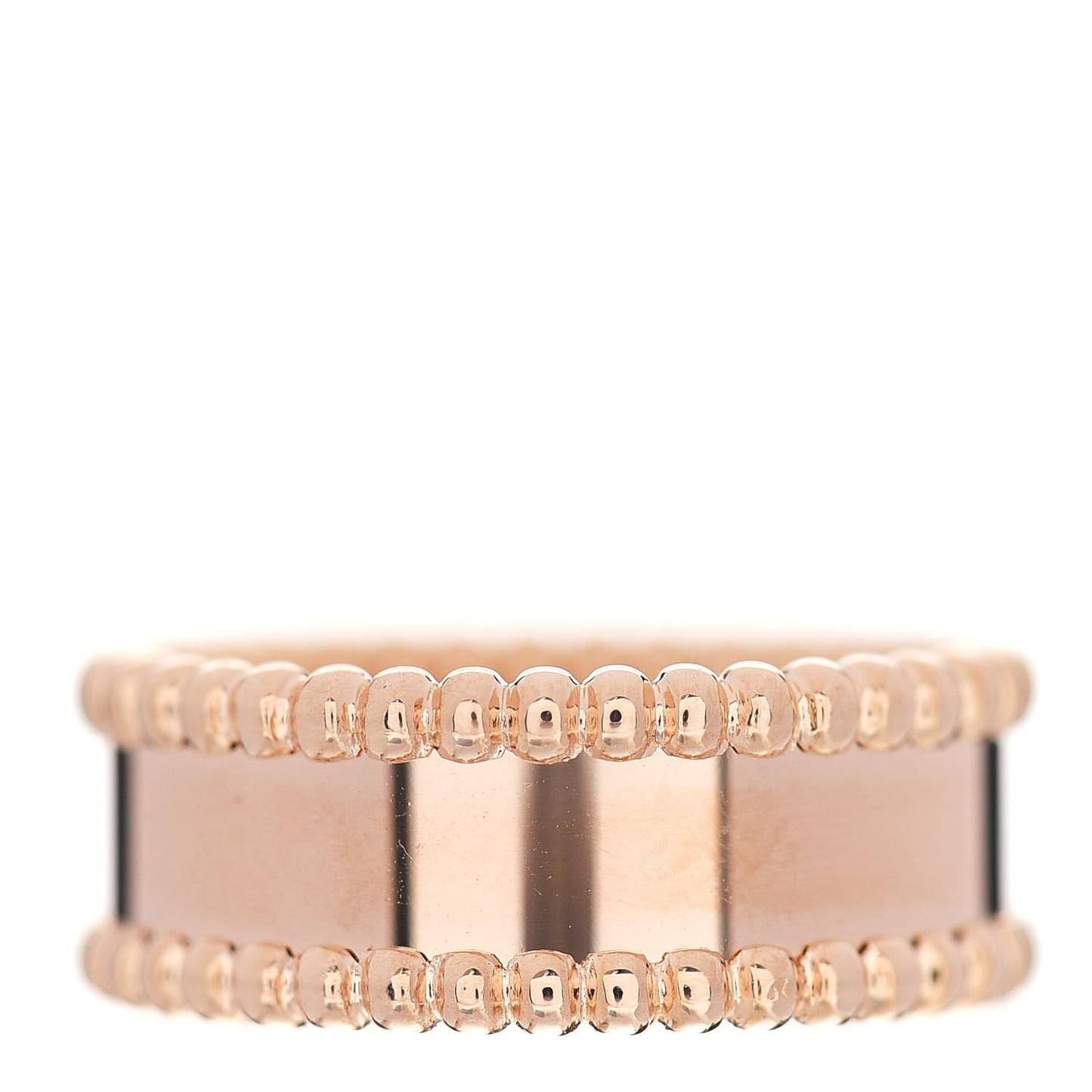 18K Rose Gold Perlee Signature Ring 52 6