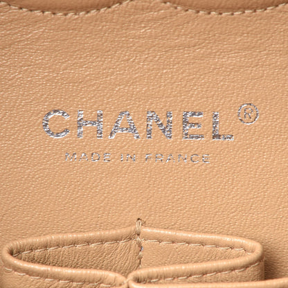 Chanel Lambskin Quilted Medium Double Flap Beige 11 of 19