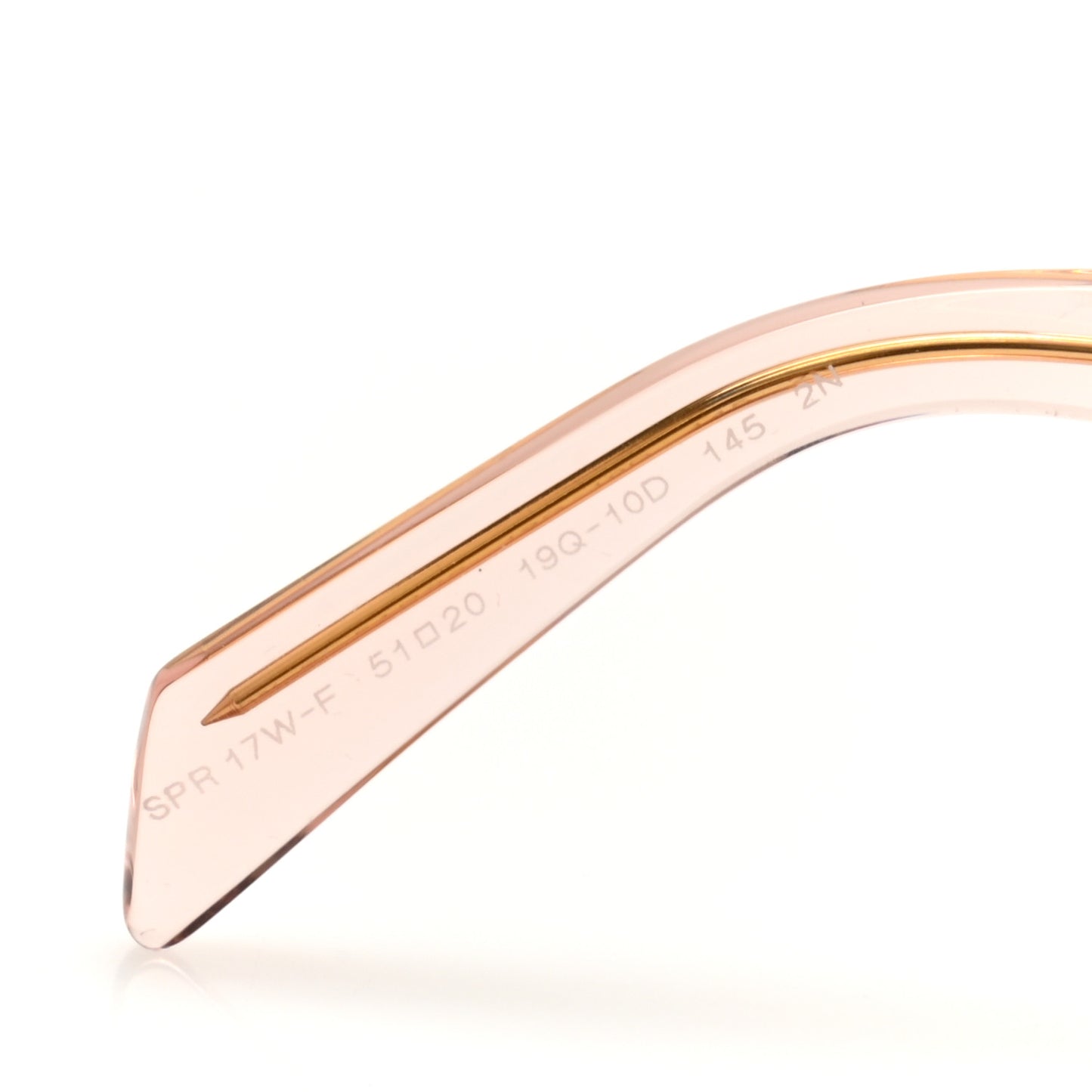 Acetate Symbole Sunglasses SPR 17W Transparent Pink