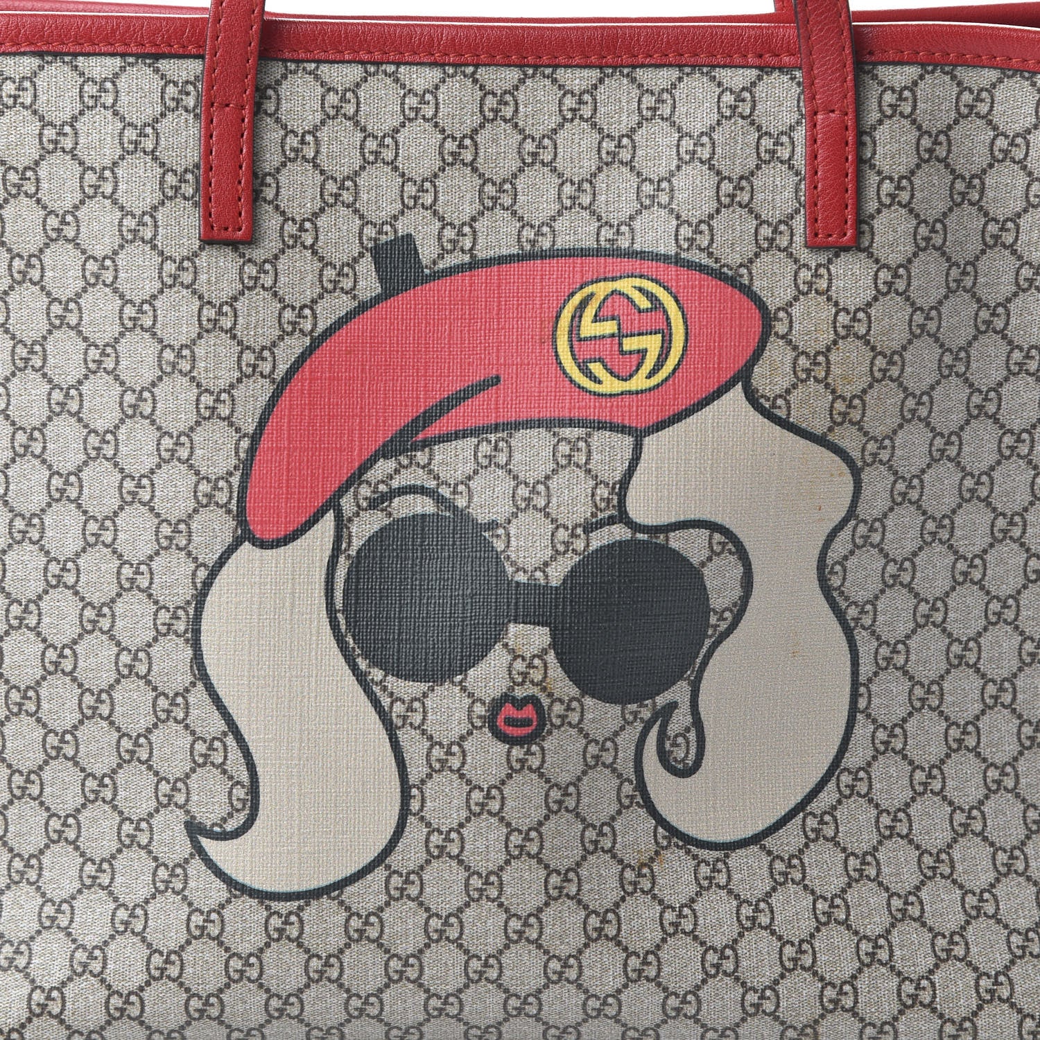 Gucci GG Supreme Monogram Kid's Doll Print Tote 10 of 10
