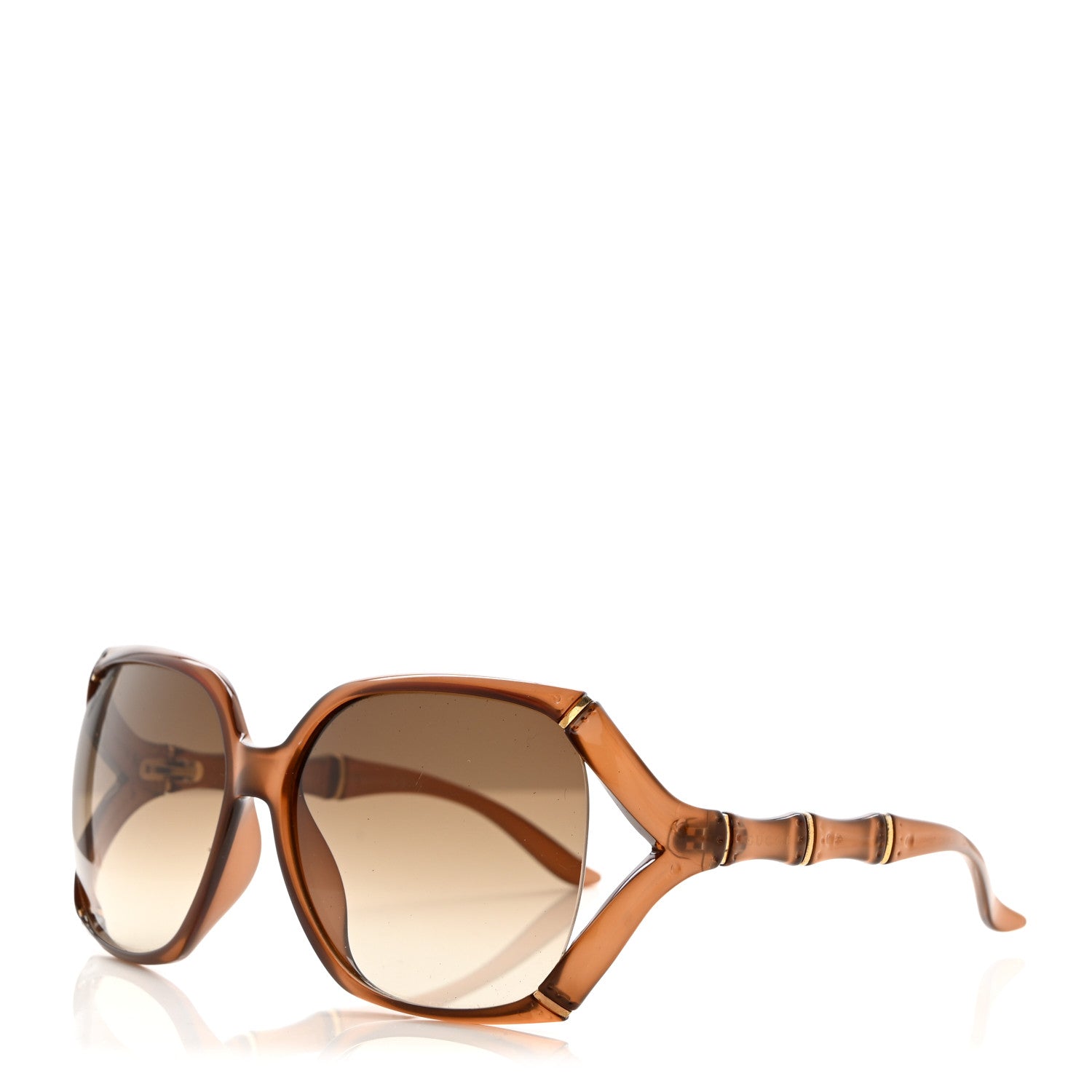 Gucci Bamboo Effect Sunglasses GG 3508/S Brown 1 of 8