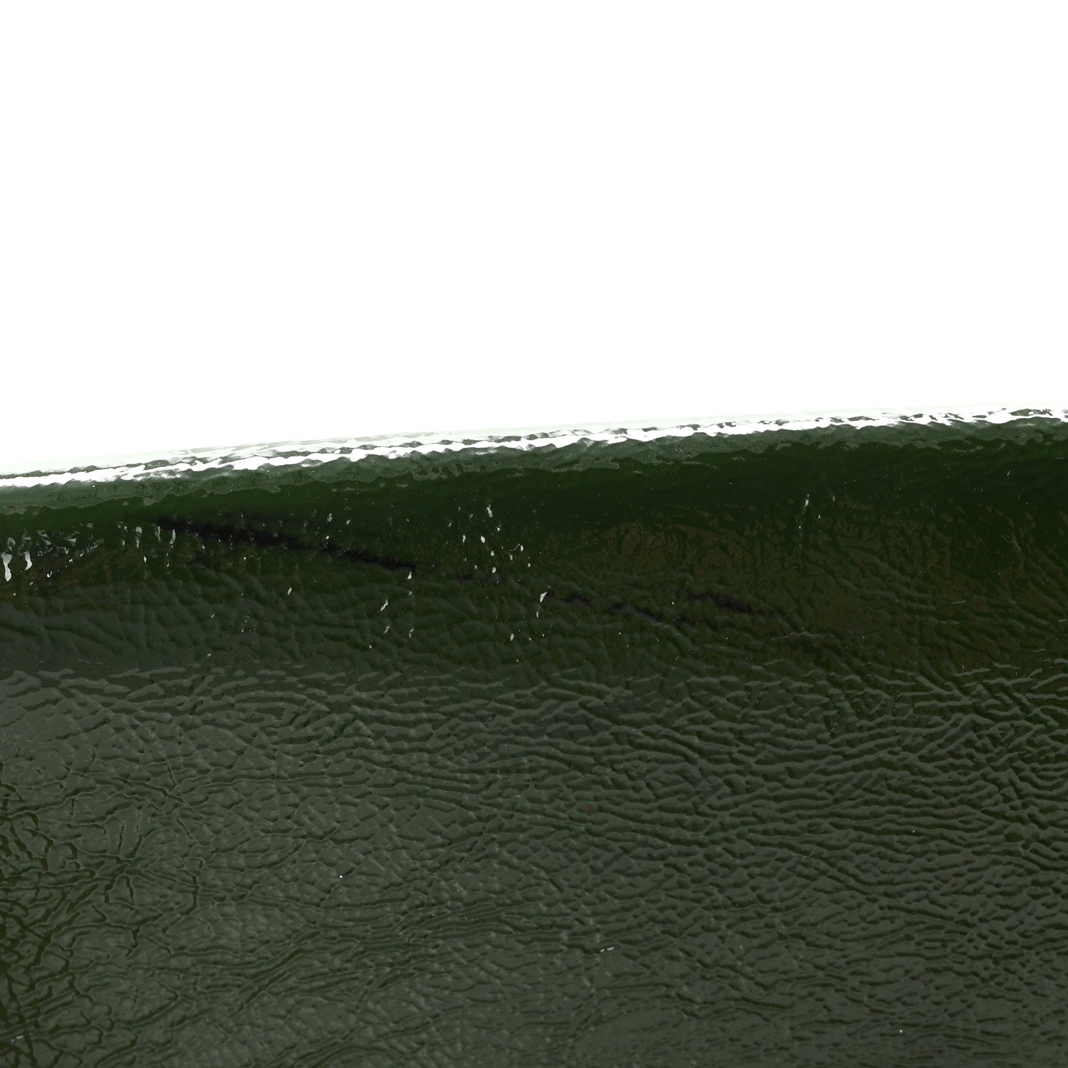 Saint Laurent Distressed Patent Small Belle De Jour Clutch Tartan Green 8 of 8