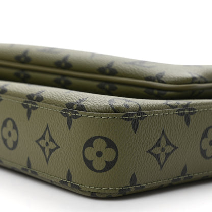 Louis Vuitton Monogram Trio Messenger Khaki Vermillion 8 of 8