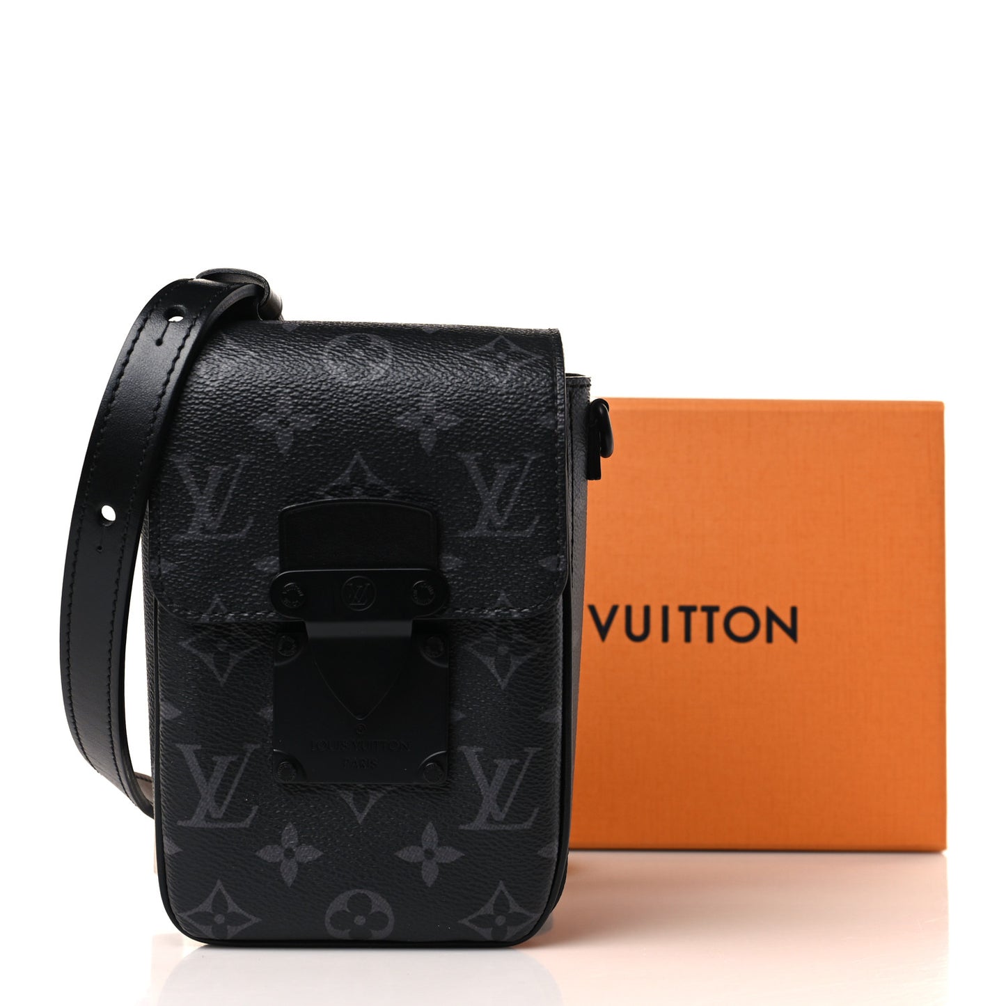 Monogram Eclipse S Lock Wearable Wallet Black
