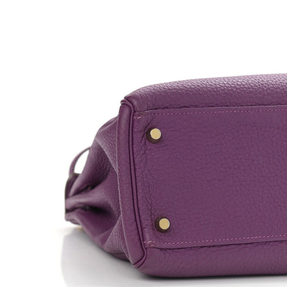Hermes Togo Kelly Retourne 32 Anemone 9 of 16
