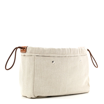 Hermes Canvas Barenia Fourbi 25 MM Pouch Naturel Fauve 3 of 10