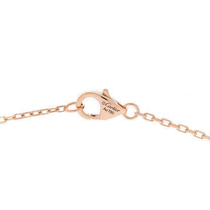 Cartier 18K Pink Gold Diamond Juste Un Clou Paved Pendant Necklace 4 of 6
