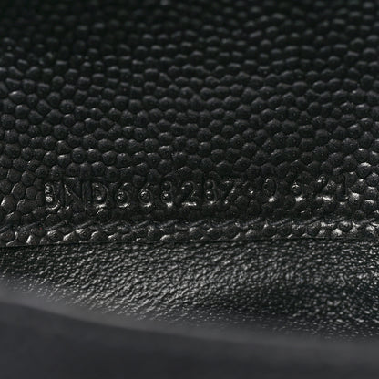 Saint Laurent Grain De Poudre Matelasse Chevron Monogram Zipped Two-Part Wallet Black 6 of 7