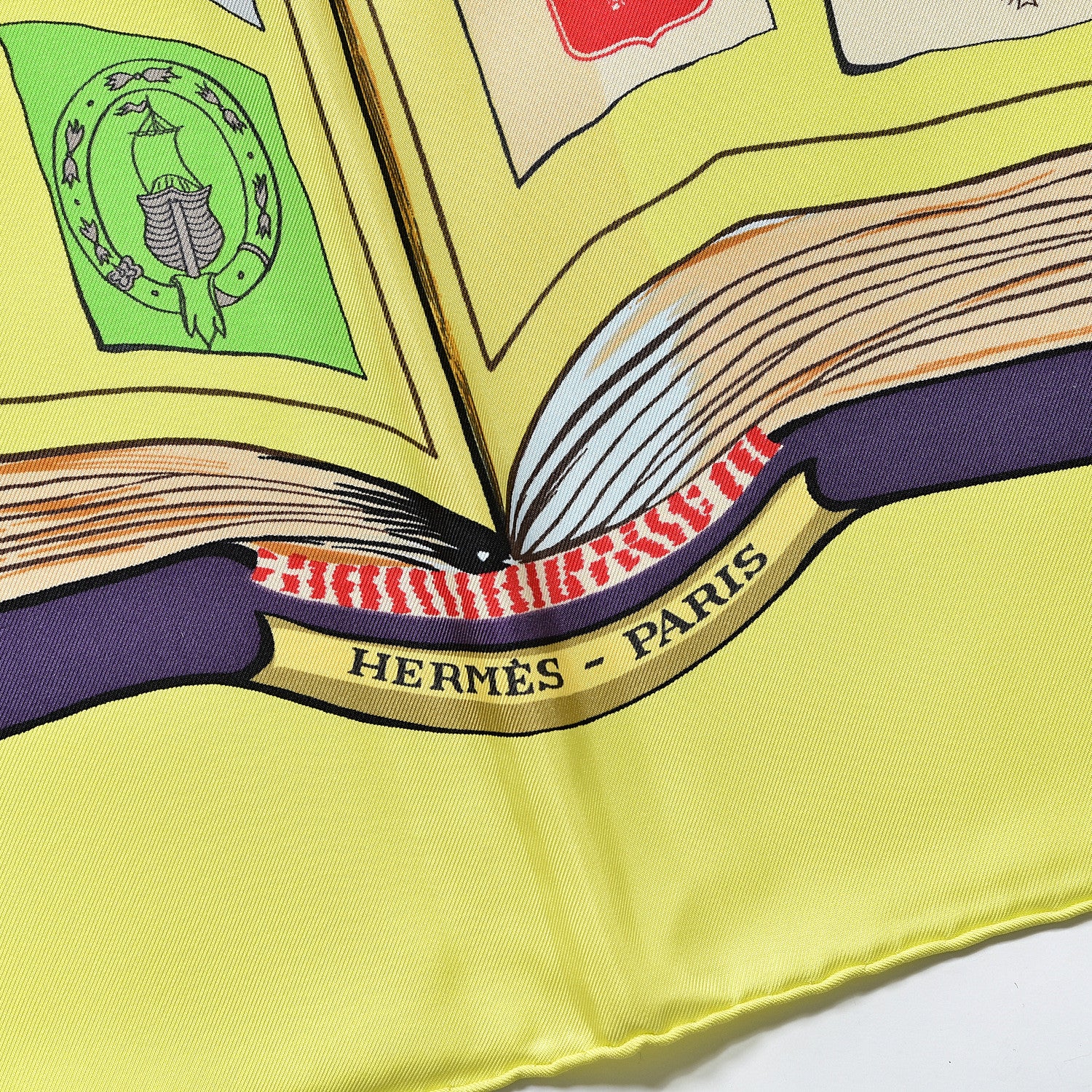 Hermes Silk Chiffres Et Monogrammes Scarf 90 2 of 4