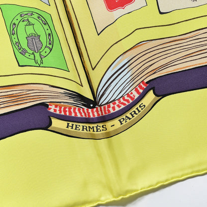 Hermes Silk Chiffres Et Monogrammes Scarf 90 2 of 4