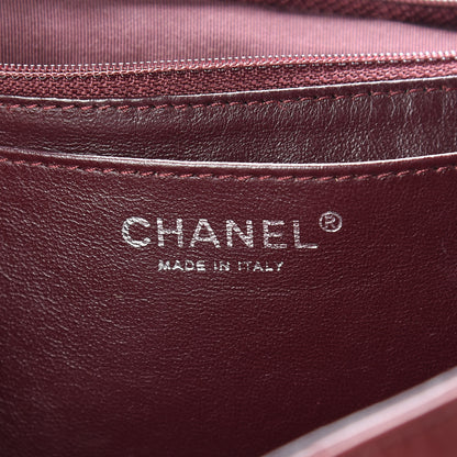 Chanel Lambskin Quilted Jumbo Single Flap Dark Red 7 of 22