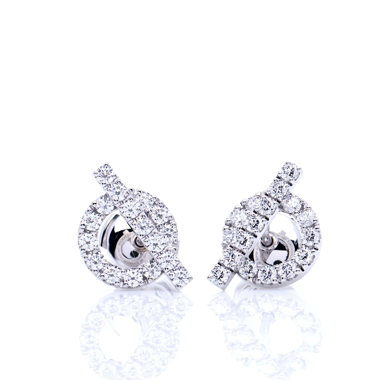 18K White Gold Diamond Finesse Earrings