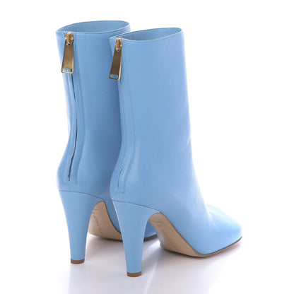 Bottega Veneta Nappa Bloc Ankle Boots 39 Sky Blue 3 of 10