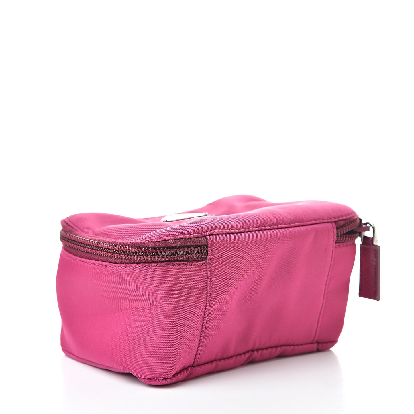 Nylon Vela Cosmetic Case Dark Pink