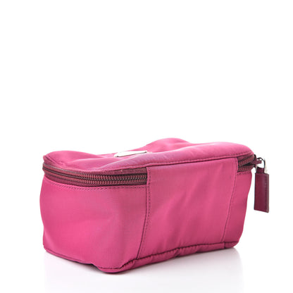 Prada Nylon Vela Cosmetic Case Dark Pink 3 of 10