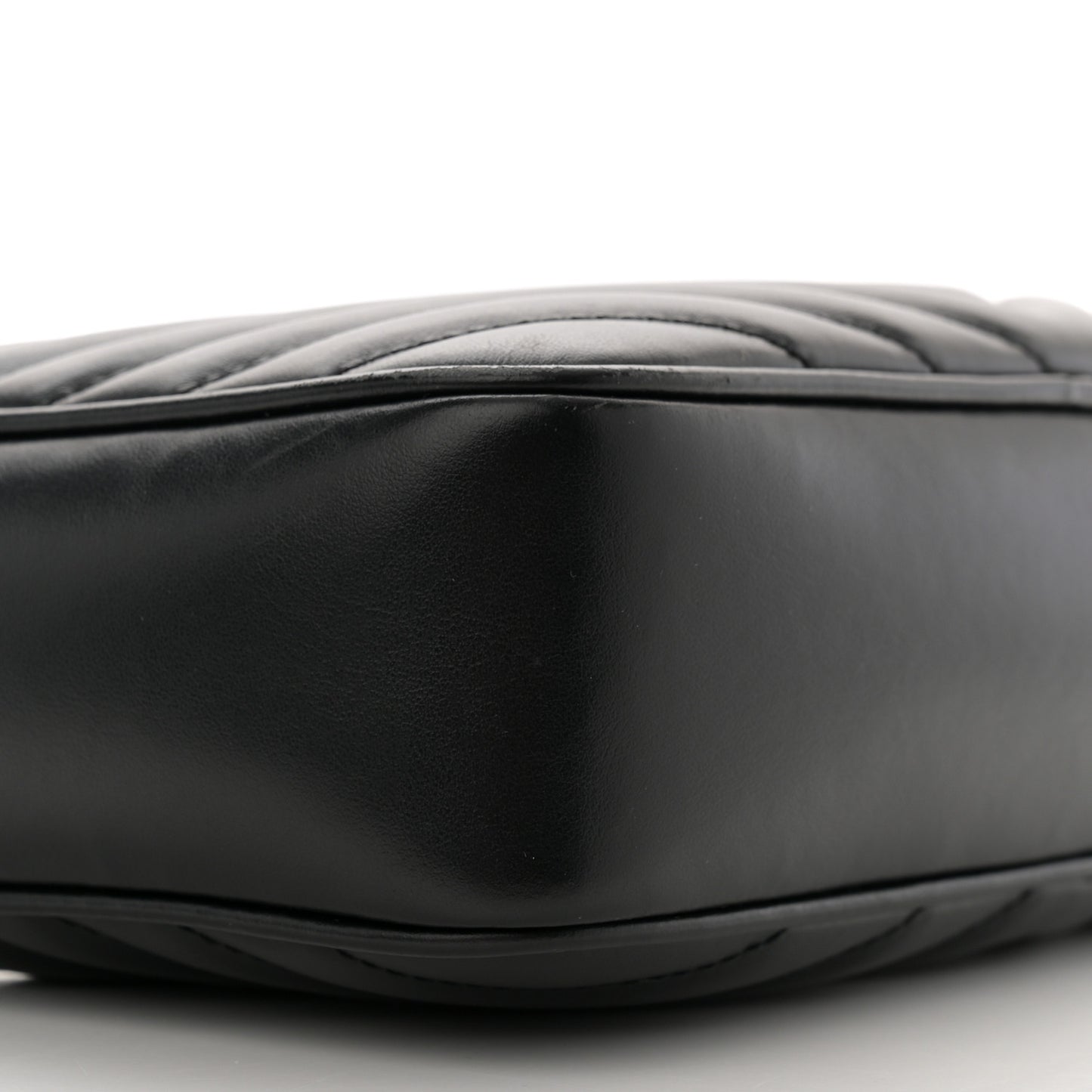 Calfskin Matelasse Monogram Lou Camera Bag Black