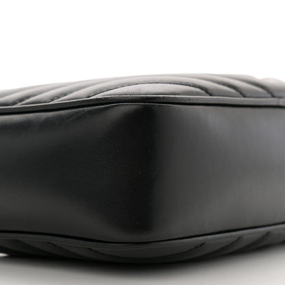 Saint Laurent Calfskin Matelasse Monogram Lou Camera Bag Black 9 of 17