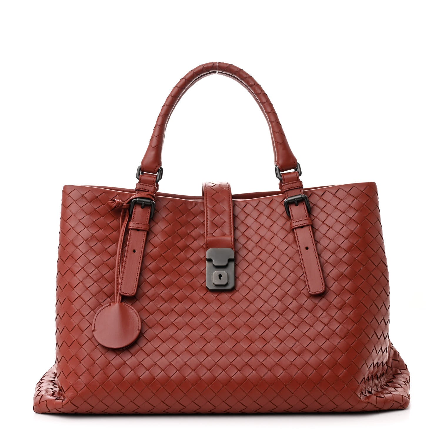 Bottega Veneta Nappa Intrecciato Medium Roma Tote Brique 1 of 12