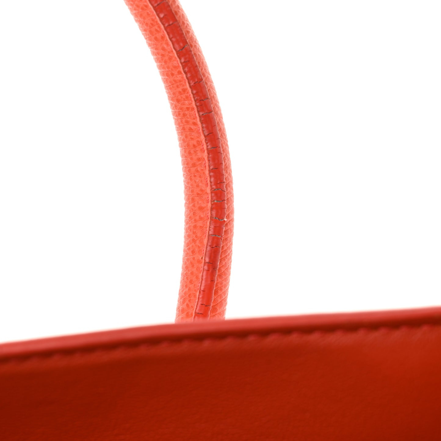 Grained Calfskin Medium Phantom Luggage Coral