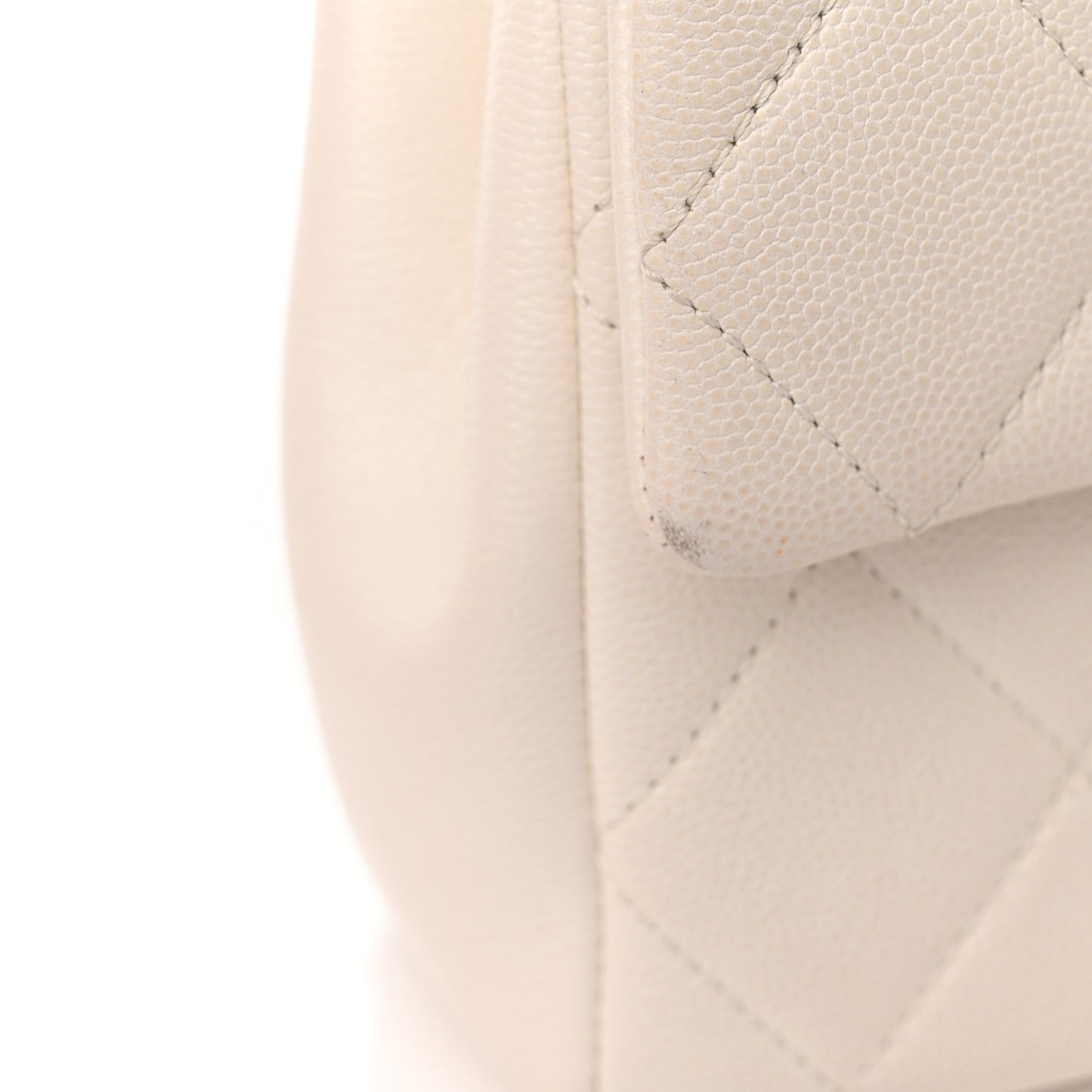 Caviar Quilted My Everything Flap White Black