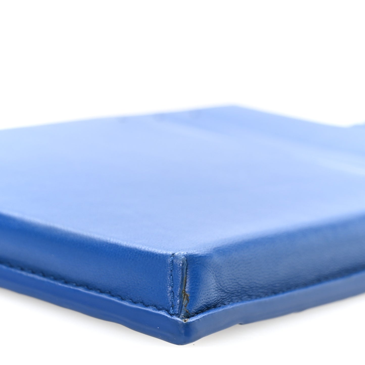 Nappa Maxi Intrecciato Phone Pouch Blue