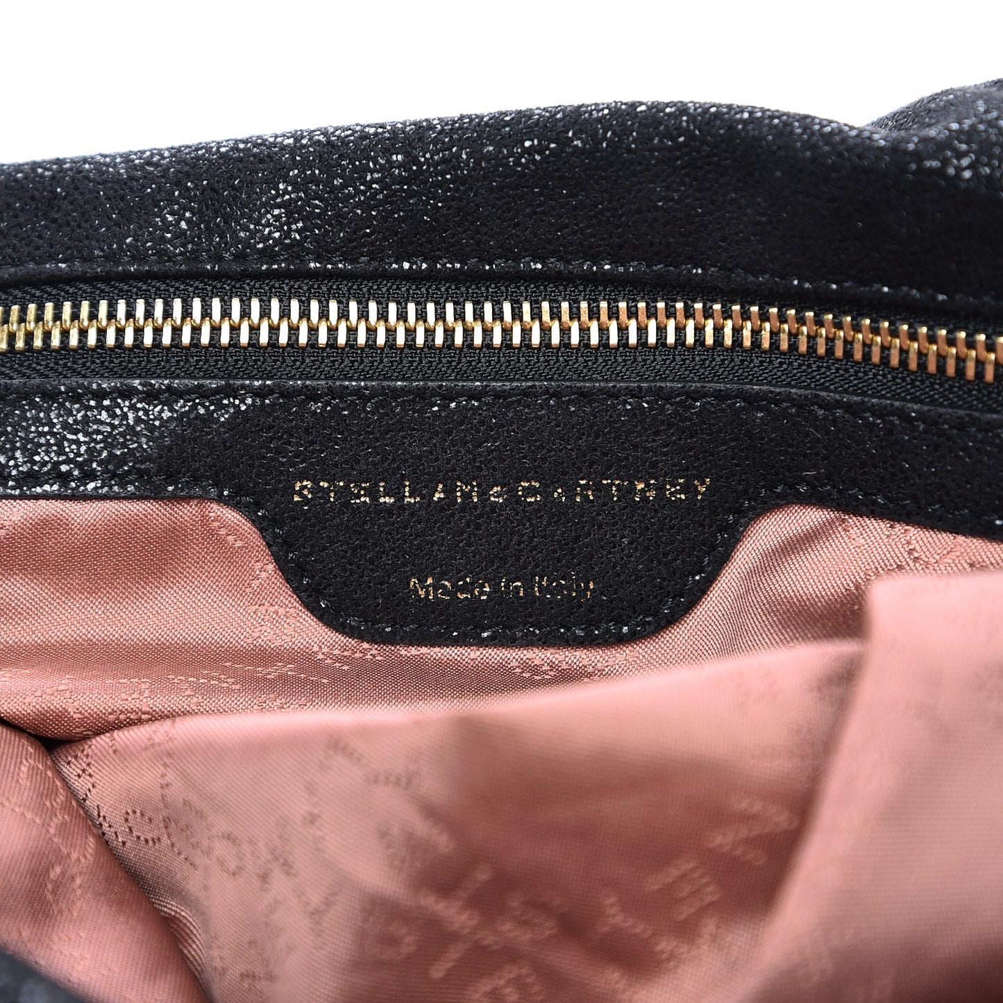 Shaggy Deer Falabella Fold Over Tote Black