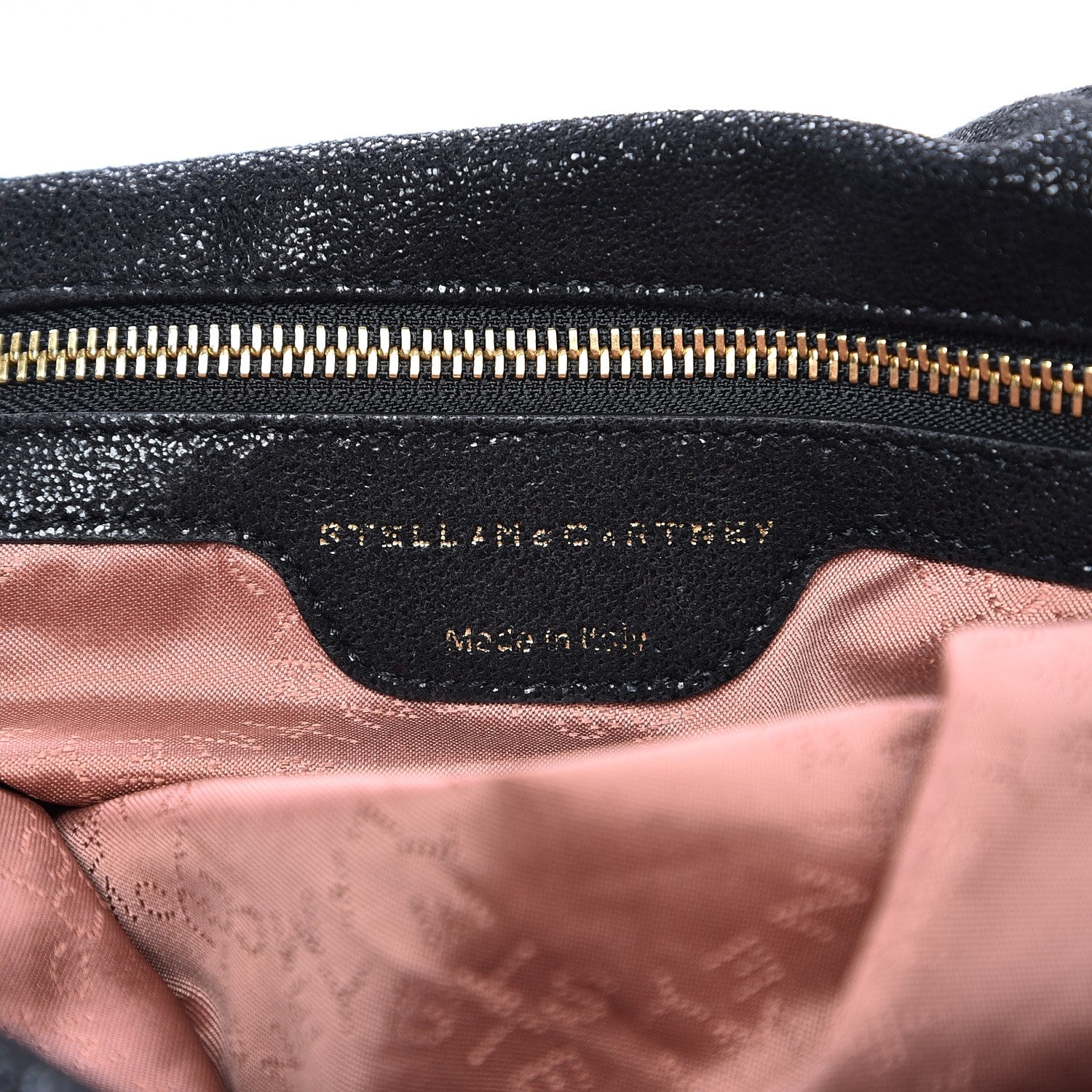 Stella McCartney Shaggy Deer Falabella Fold Over Tote Black 7 of 9