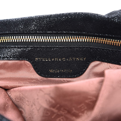 Stella McCartney Shaggy Deer Falabella Fold Over Tote Black 7 of 9