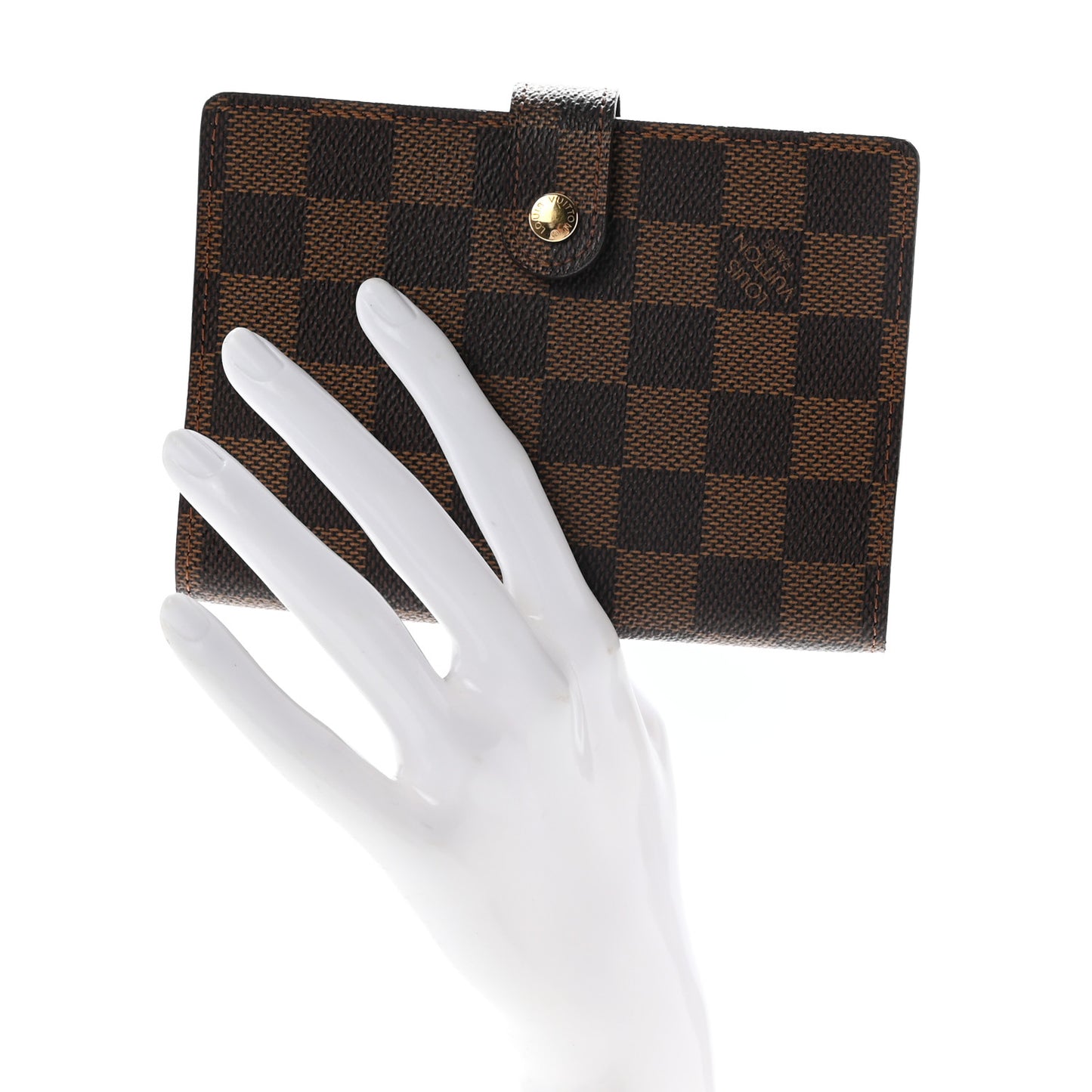 Damier Ebene Small Ring Agenda Cover